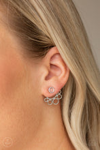 Load image into Gallery viewer, Completely Surrounded - Silver Double-Sided Post Earrings
