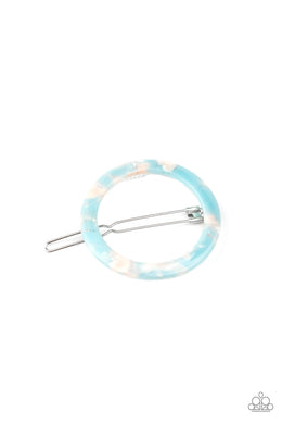 In The Round - Blue Barrette