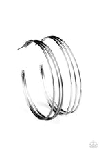 Load image into Gallery viewer, Rimmed Radiance - Black Gunmetal Hoop Earrings