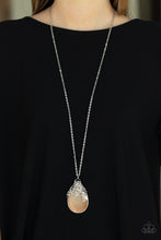 Load image into Gallery viewer, Tangled Gardens - Orange Necklace
