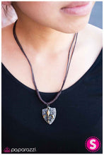 Load image into Gallery viewer, Shielded Simplicity - Brass Necklace