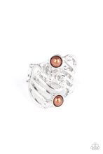 Load image into Gallery viewer, Dancing Diamonds - Brown Ring