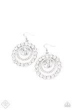 Load image into Gallery viewer, Glitzy Gamble - White Earrings