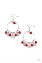Load image into Gallery viewer, Bubbly Buoyancy - Red Earrings