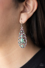 Load image into Gallery viewer, Fantastically Fanciful - Green Earrings