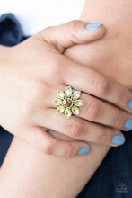 Load image into Gallery viewer, Prismatic Petals - Yellow Ring