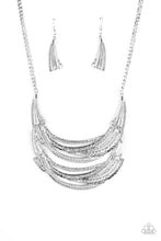 Load image into Gallery viewer, Read Between the VINES - Silver Necklace