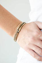 Load image into Gallery viewer, Freeze! - Brass Bracelet