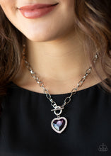 Load image into Gallery viewer, Check Your Heart Rate - Purple Necklace