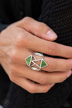 Load image into Gallery viewer, Making Me Edgy - Green Ring