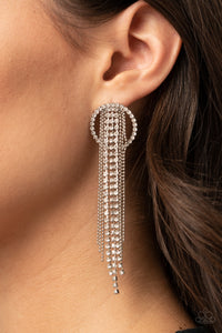 Dazzle by Default - White Earrings