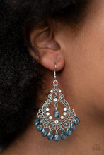 Load image into Gallery viewer, Lyrical Luster - Blue Earrings