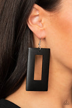 Load image into Gallery viewer, Totally Framed - Black Earrings