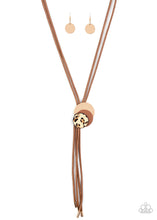 Load image into Gallery viewer, I'm FELINE Good - Brown Necklace