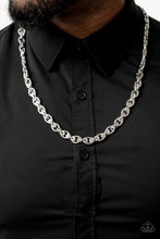 Load image into Gallery viewer, Grit and Gridiron - Silver Necklace