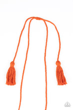 Load image into Gallery viewer, Between You and MACRAME - Orange Necklace