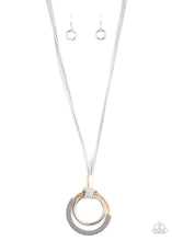 Load image into Gallery viewer, Elliptical Essence - Silver Necklace