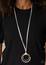 Load image into Gallery viewer, Elliptical Essence - Silver Necklace