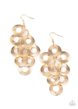 Load image into Gallery viewer, Scattered Shimmer - Gold Earrings