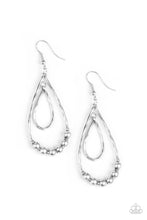 Load image into Gallery viewer, Artisanal Applique - Silver Earrings