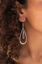Load image into Gallery viewer, Artisanal Applique - Silver Earrings