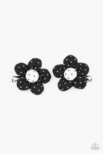 Load image into Gallery viewer, Polka Dotted Delight - Black Hair Clips