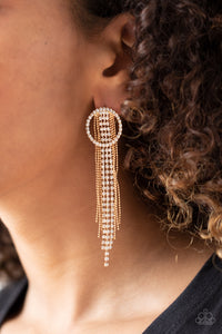 Dazzle by Default - Gold Post Earrings