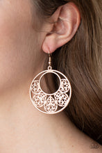 Load image into Gallery viewer, Petal Promenade - Rose Gold Earrings