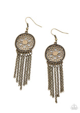 Load image into Gallery viewer, Blissfully Botanical - Brass Earrings