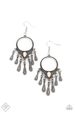 Ranger Rhythm - White Earrings