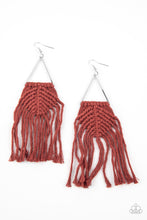Load image into Gallery viewer, Macramé Jungle - Brown Earrings