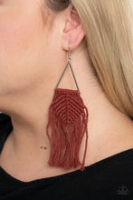 Load image into Gallery viewer, Macramé Jungle - Brown Earrings
