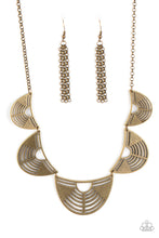 Load image into Gallery viewer, Record-Breaking Radiance - Brass Necklace