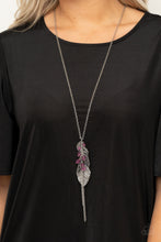 Load image into Gallery viewer, I Be-LEAF - Purple Necklace