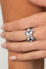 Load image into Gallery viewer, Boho Butterfly - White Ring