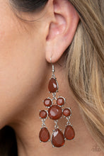 Load image into Gallery viewer, Afterglow Glamour - Brown Earrings
