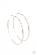 Load image into Gallery viewer, Basic Bombshell - Rose Gold Hoop Earrings