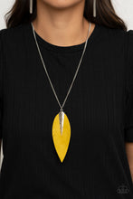 Load image into Gallery viewer, Quill Quest - Yellow Necklace