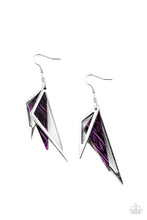 Load image into Gallery viewer, Evolutionary Edge - Purple Earrings