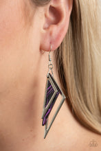 Load image into Gallery viewer, Evolutionary Edge - Purple Earrings