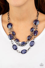 Load image into Gallery viewer, I Need a GLOW-cation - Blue Necklace