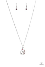 Load image into Gallery viewer, Stormy Shimmer - Purple Necklace