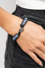 Load image into Gallery viewer, Homespun Stones - Blue Bracelet