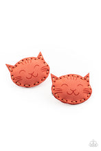 Load image into Gallery viewer, MEOW Youre Talking! - Orange Hair Clips