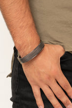 Load image into Gallery viewer, Risk-Taking Texture - Black Gunmetal Bracelet