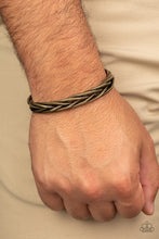 Load image into Gallery viewer, Rustic Reveler - Brass Bracelet