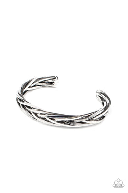 Rustic Reveler - Silver Bracelet