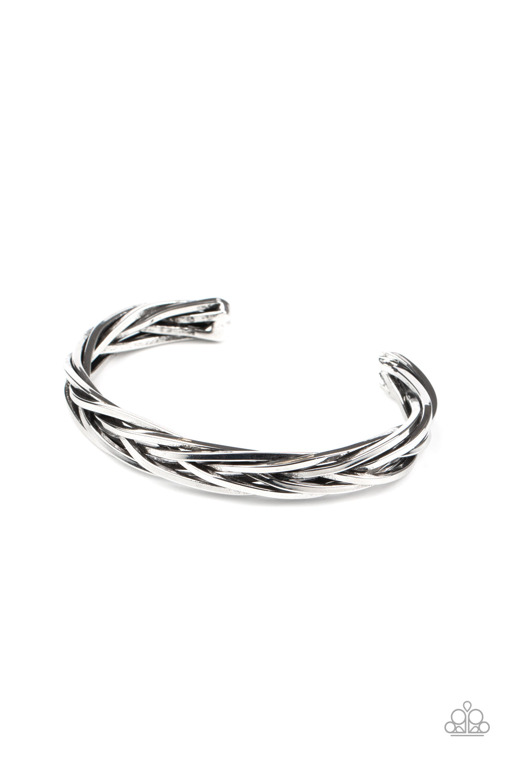 Rustic Reveler - Silver Bracelet