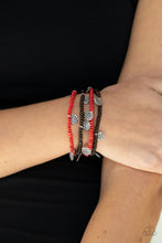 Load image into Gallery viewer, WOODnt Count It - Red Set of Bracelets