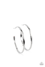 Load image into Gallery viewer, Reporting for Duty - Silver Hoop Earrings